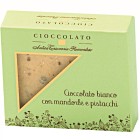 Antica Torroneria Piemontese Chokladkaka med Vit Choklad, Mandel & Pistage 40g