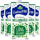 Arla Laktosfri Mellanmjölk med Lång Hållbarhet 1.5% 10x1L