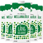 Arla Mellanmjölk med Lång Hållbarhet 1.5% 10x1L
