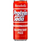 Barebells Raspberry Fizz Protein Soda Energidryck Burk 35,5cl