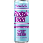 Barebells Sweet Cherry Protein Soda Energidryck Burk 35,5cl