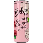 Belvoir Farm Mousserande Dryck Fläder/Ros Burk 250ml
