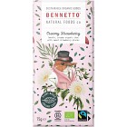 Bennetto Vegansk Mjölkchoklad med Jordgubbskrisp 43% 75g