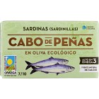 Cabo de Peñas Små Sardiner i Ekologisk Olivolja 85g