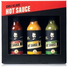 Chili Klaus Hot Sauce 3-pack