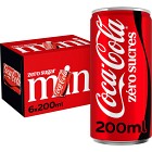 Coca-Cola Zero Burk Mini 6x20cl