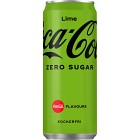Coca-Cola Zero Lime Burk 33cl inkl pant