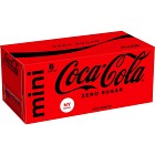 Coca-Cola Zero Mini Burk 8x15cl