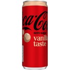 Coca-Cola Zero Vanilla Burk 33cl