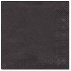 Cocktail Napkin Black 24x24cm 200st