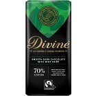 Divine Dark Chocolate 70% with Mint Crisp 90 g