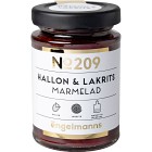 Engelmanns Hallon & Lakritsmarmelad 120g