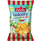Estrella Chips Gräddfil, Koriander & Chili 160g