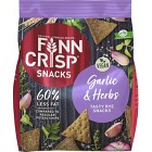 Finn Crisp Rye Snacks Garlic & Herbs 150g