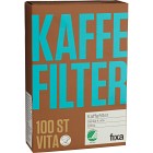 Fixa Kaffefilter 1x4 Vita 100st