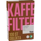 Fixa Kaffefilter Oblekt 1x4 100st