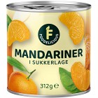 Foodelicious Mandariner i Sockerlag 312g
