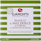 Gardini Vit Choklad med Pistage & Havssalt 50g
