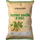 Gårdschips Brynt Smör & Dill 150g
