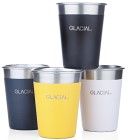 Glacial 4-pack Mixed Matte Color Cup Set