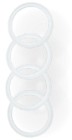 Glacial Silicone Rings 4-pack
