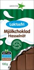 Green Star Laktosfri Mjölkchoklad Hasselnöt 100 g