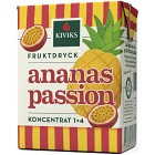 Kiviks Musteri Ananas Passion Koncentrerad Fruktdryck 2dl