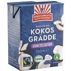 Kung Markatta Kokosgrädde 200 ml KRAV Fairtrade