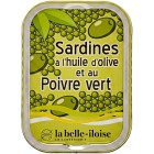 La Belle-Iloise Sardiner i Extra Jungfruolivolja med Grönpeppar 115g