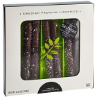 Lakritsfabriken Chocolate Glazed Liquorice Sticks Salt Frosted 180g