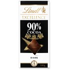 Lindt EXCELLENCE 90% Kakao Mörk Choklad 100g
