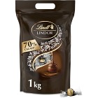 Lindt LINDOR 70% Kakao Chokladpraliner 80 st, 1kg