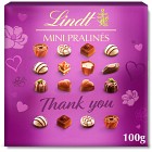 Lindt MINI-PRALINES Tackgåva Chokladask 100g