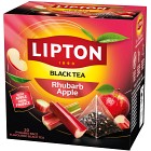 Lipton Svart Pyramidte Rabarber & Äpple 20-pack