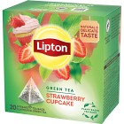 Lipton Green Tea Strawberry Cupcake 20 tepåsar