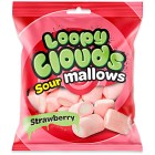 Loopy Clouds Marshmallow Sour Strawberry 100g