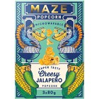 Maze Popcorn Cheesy Jalapeno 3x80g