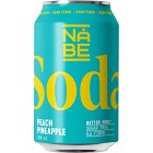 NÅBE Soda Peach Pineapple Burk 33cl
