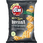 OLW Chips BigCuts Havssalt Svartpeppar 250g