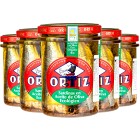 Ortiz Sardinas Sardiner i Ekologisk Olivolja Glas 6x190g