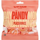 Pändy Candy Peach Rings Gelé- & Skumgodis 50g 