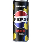 Pepsi Max Lemon Läsk Burk 33cl