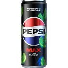 Pepsi Max Lime Burk 33cl