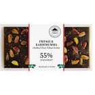 Pralinhuset 70% Choklad Pistage & Kardemumma utan tillsatt Socker 100g