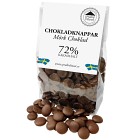 Pralinhuset Chokladknappar 72% Mörk Choklad 100g