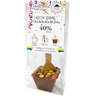 Pralinhuset Drickchokladklubba 40% Fun Time Mjölkchoklad 50g