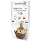Pralinhuset Drickchokladklubba 40% Mjölkchoklad Marshmallows 50g