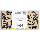Pralinhuset Vit Choklad Saltlakrits 100g