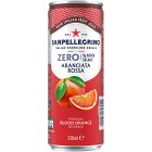San Pellegrino Aranciata Rossa Zero Läsk Burk 33cl