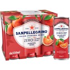 San Pellegrino Aranciata Rossa Zero Läsk Burk 6x33cl